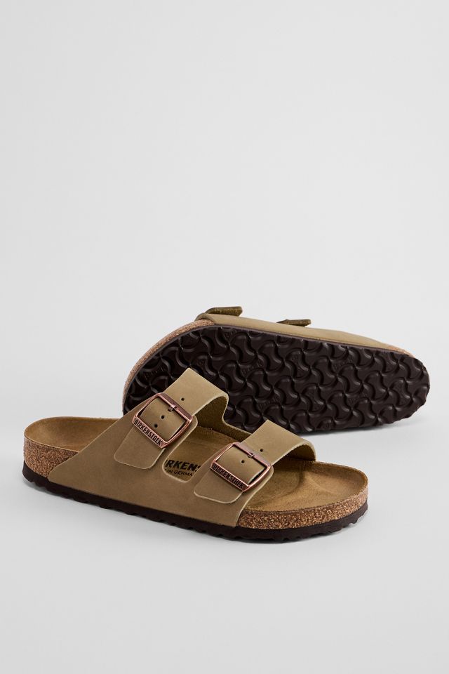 Birkenstock Tabakbraun Arizona Sandalen aus geöltem Leder #1