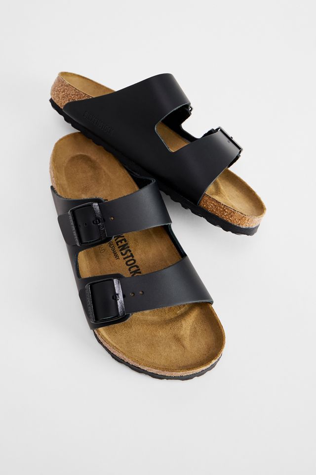 Birkenstock Schwarze Arizona Leder Sandalen #1