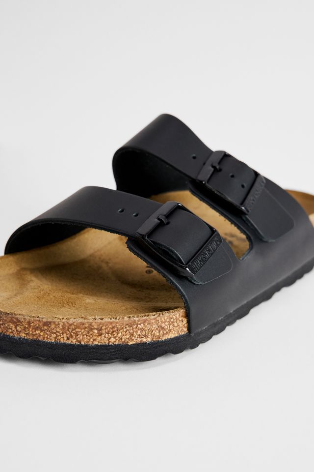 Birkenstock Schwarze Arizona Leder Sandalen #3