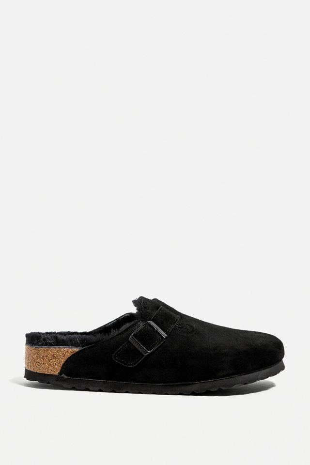 sheepskin birkenstock clogs