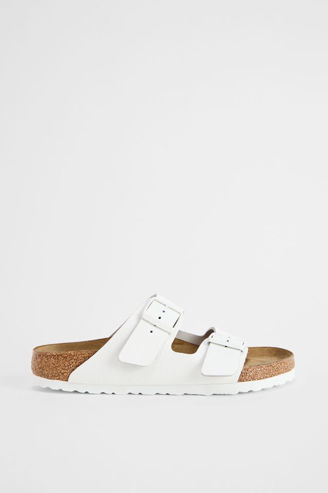 Birkenstock Weiße Arizona Ledersandalen #2