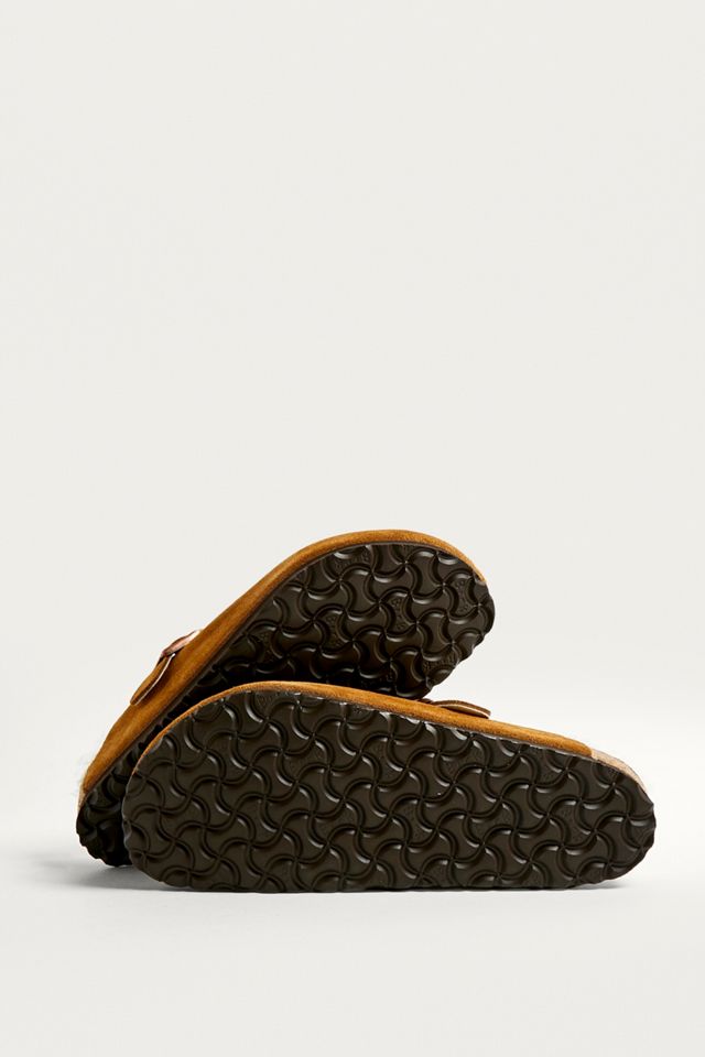 Birkenstock Shearling + Leather Boston Clog #3