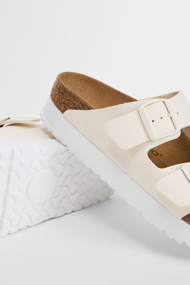 Birkenstock Weiß Papillio Flex Plateau Sandalen #3