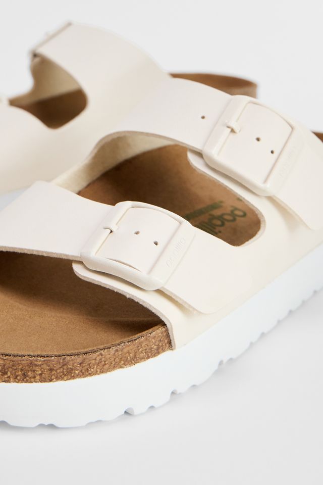 Birkenstock Weiß Papillio Flex Plateau Sandalen #4