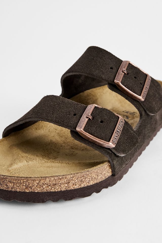 Sandali Birkenstock Arizona in Camoscio Mocca #2