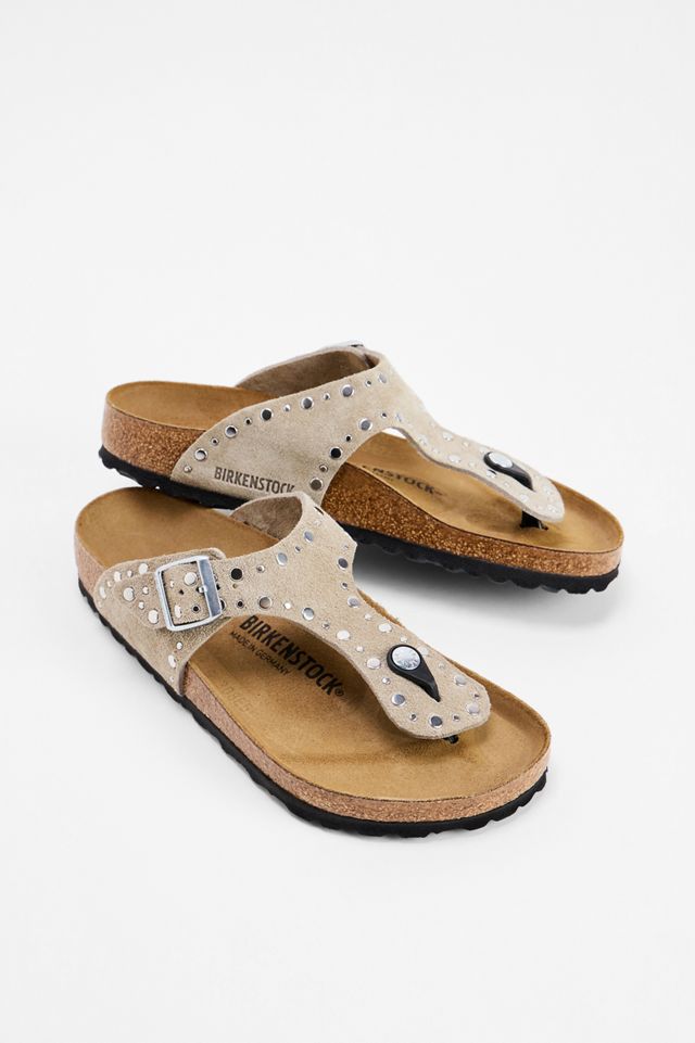 Sandales Brikenstock Gizeh Rivet Taupe Arizona #1