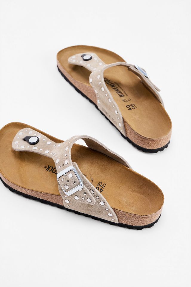 Sandales Brikenstock Gizeh Rivet Taupe Arizona #4