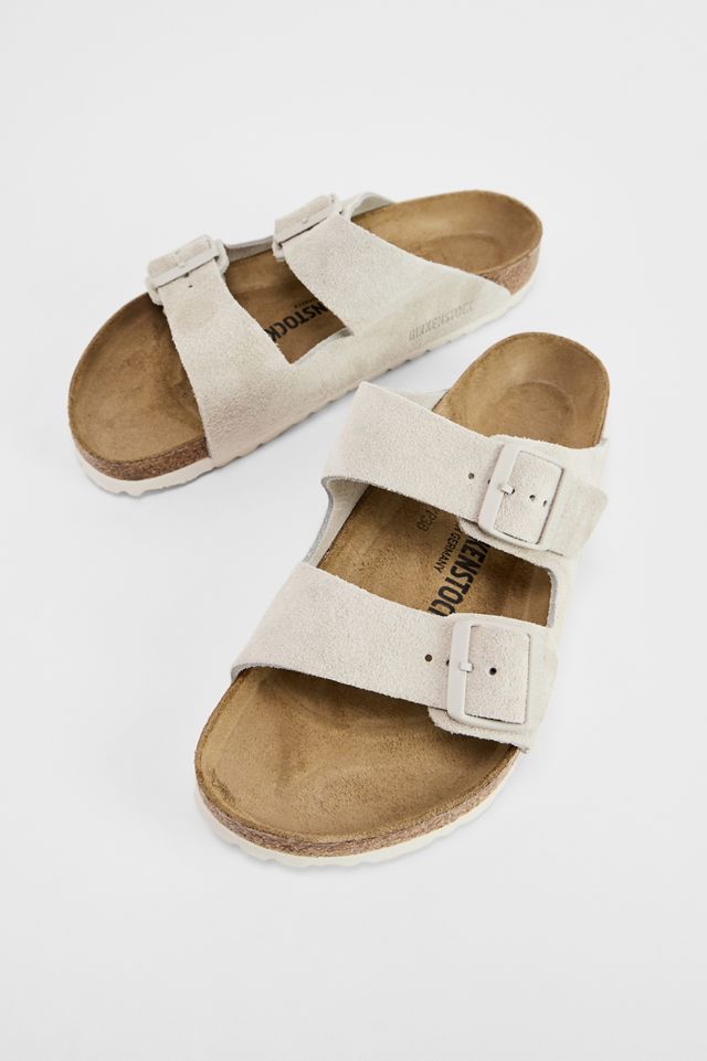 Sandales Arizona en daim Oyster Birkenstock #1