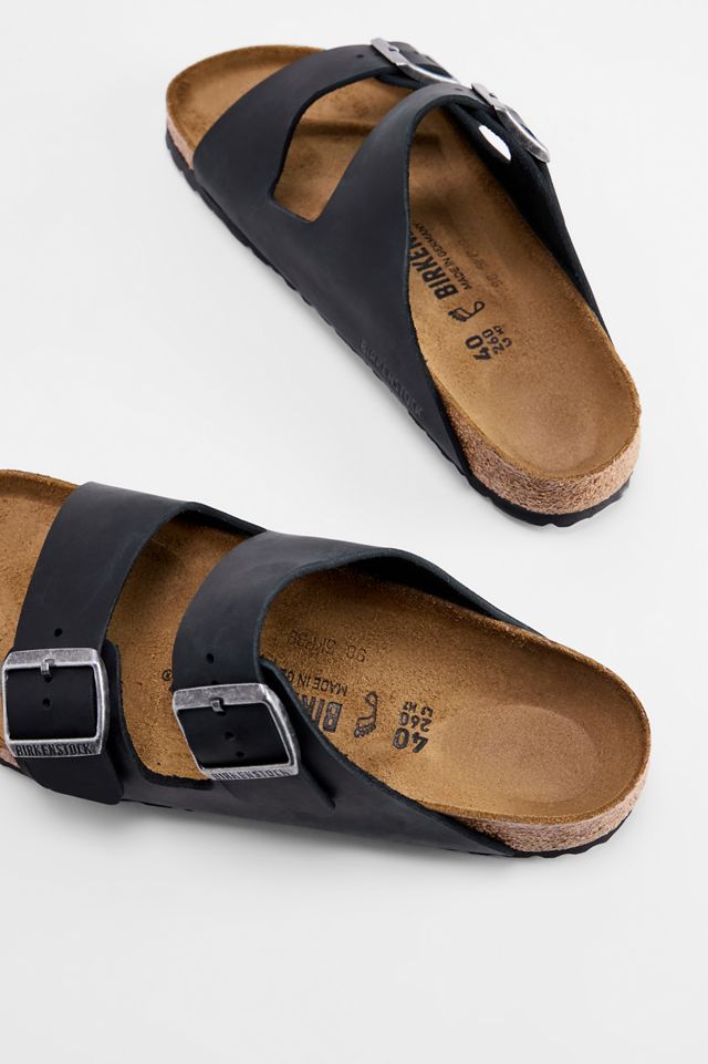 Birkenstock Oiled Black Arizona Sandals #4