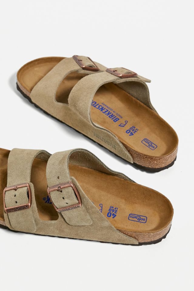 Birkenstock Taupe Arizona Suede Sandals