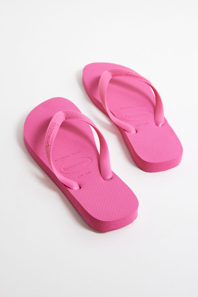 Havaianas Pink Top Flip Flops | Urban Outfitters UK