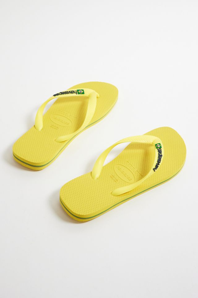 Havaianas Yellow Brasil Flip Flops #3