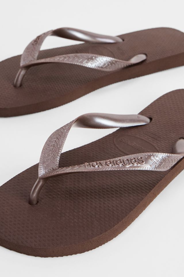 Tongs Top Tiras marron Havaianas #3