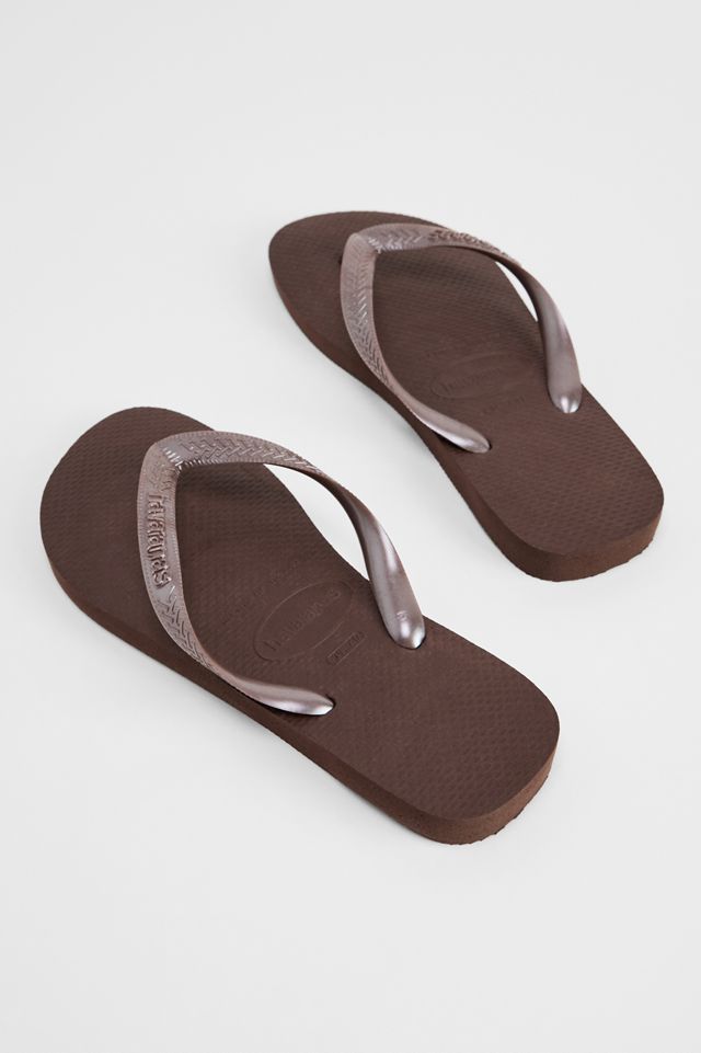 Tongs Top Tiras marron Havaianas #4