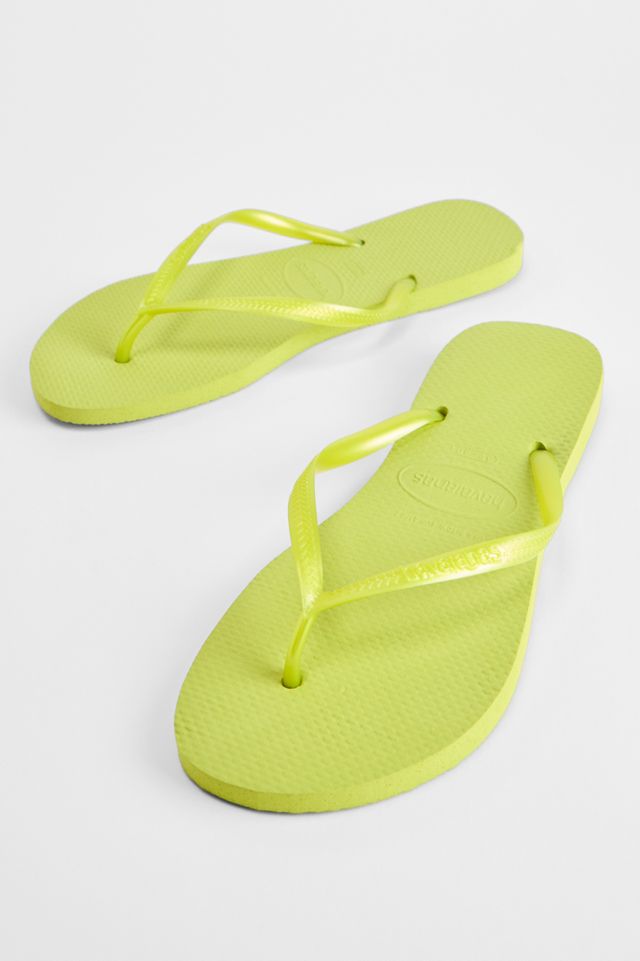 Havaianas Wild Lime Slim Flip Flops #1