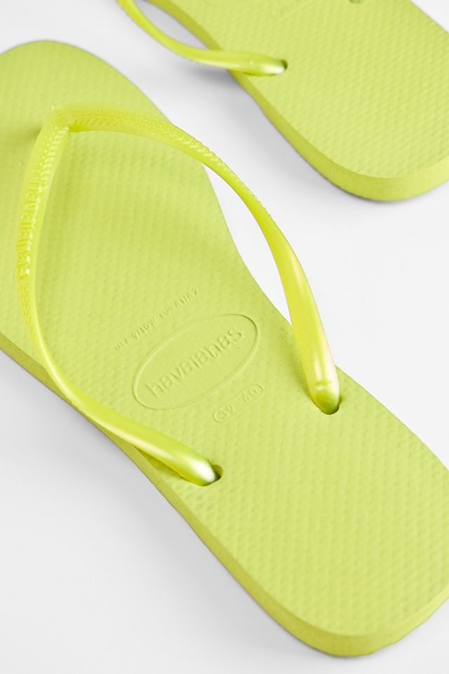 Havaianas Wild Lime Slim Flip Flops #4
