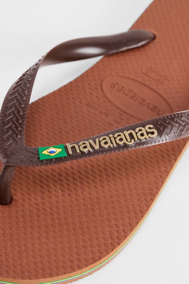 Havaianas Braune Brasil Flip-Flops #3