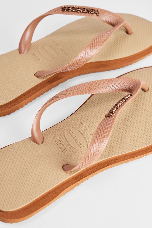 Havaianas Braune Square Fusion Flip Flops #4