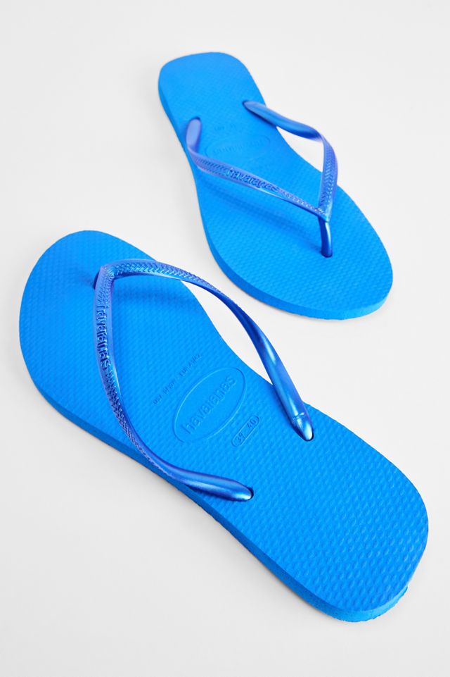 Havaianas Blaue Slim Flip Flops #1