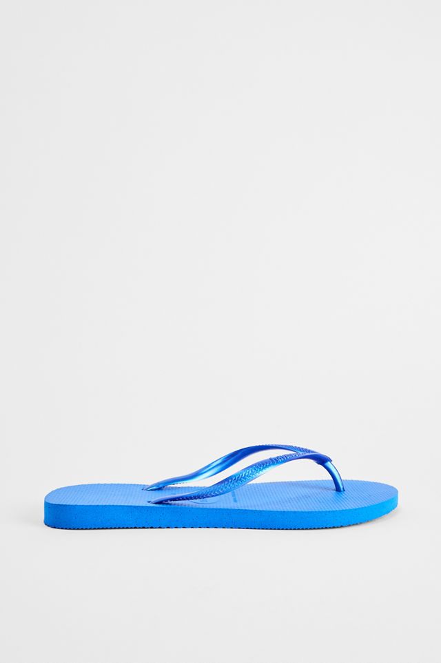 Havaianas Blaue Slim Flip Flops #2