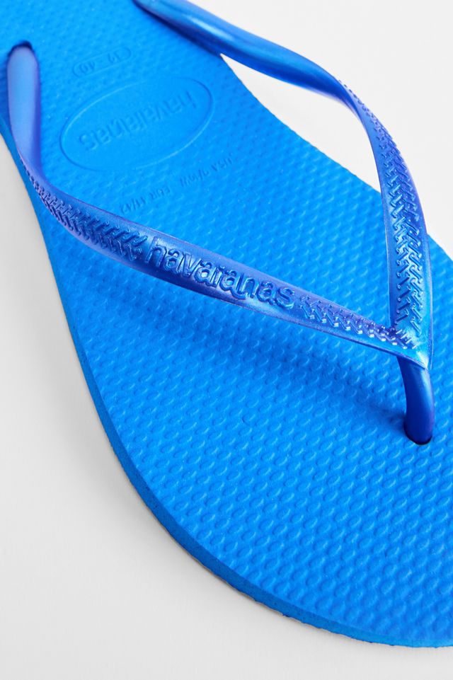Havaianas Blaue Slim Flip Flops #3