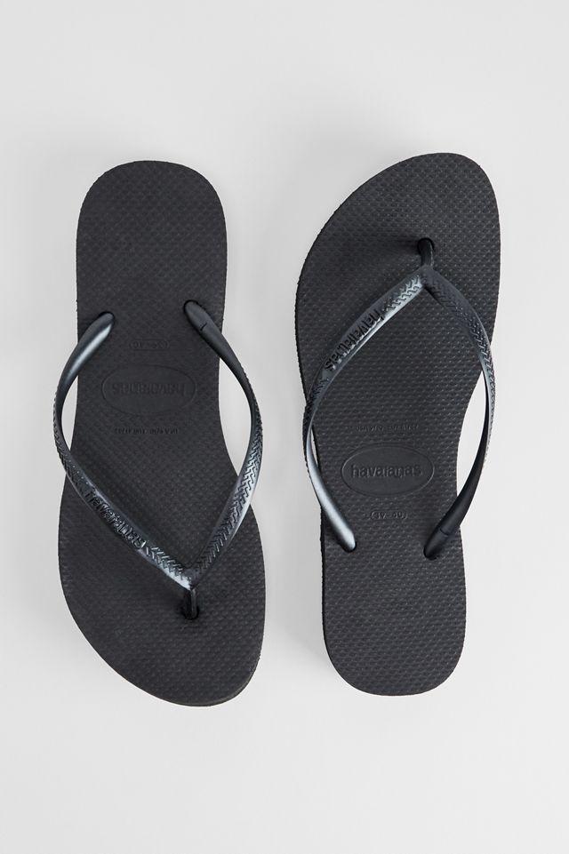 Tongs Slim Flatform Noires Havaianas #1