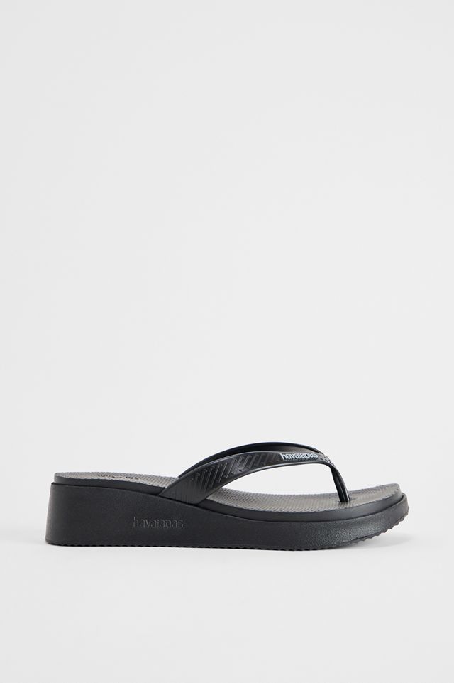 Tongs à plateforme noires Havaianas #2