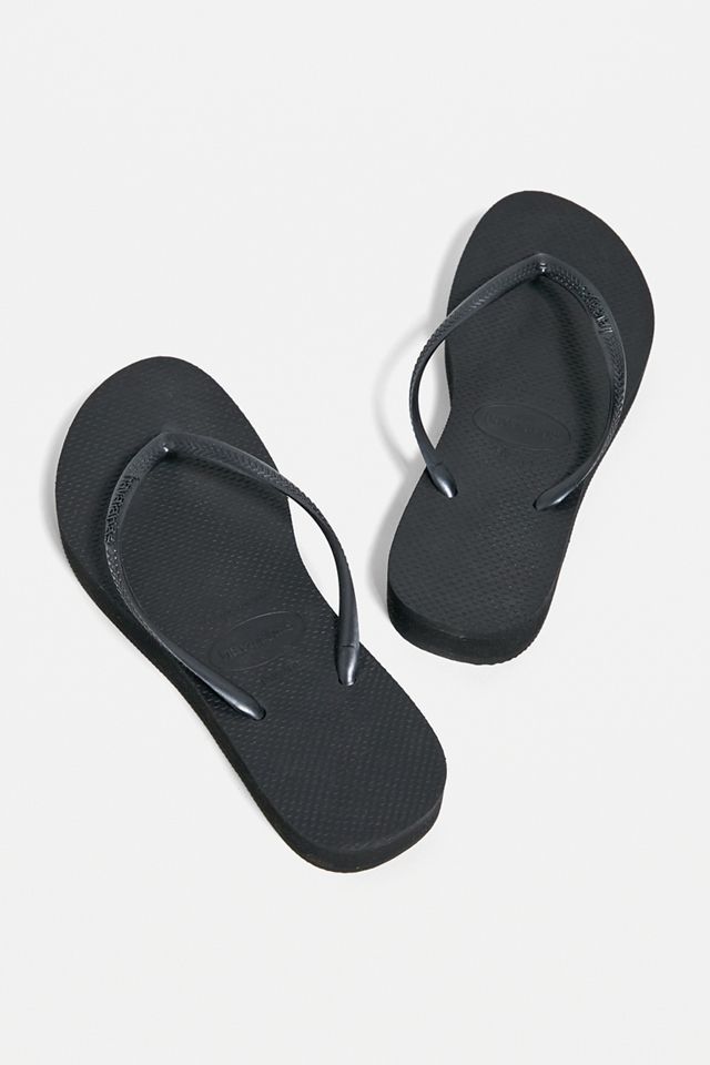 Havaianas flatform flip flop in black