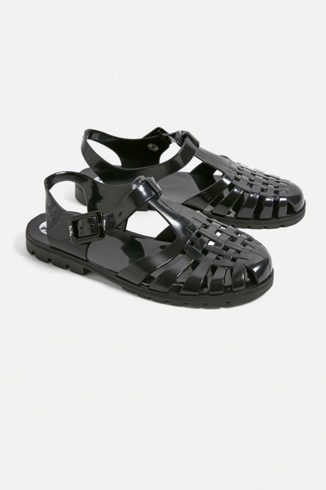 JuJu Reilly Black Jelly Sandals Urban Outfitters UK