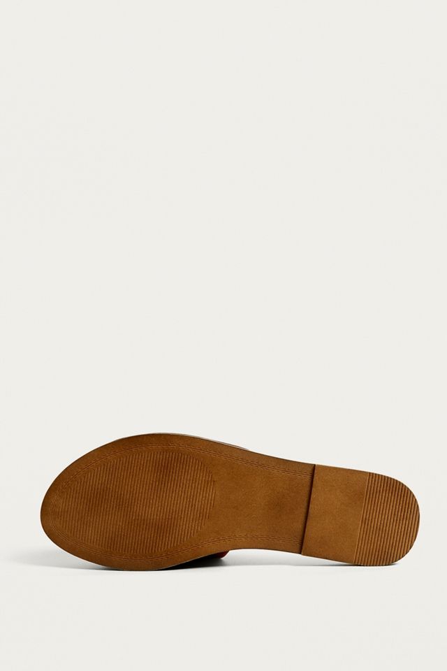 UO Mia Leather Sliders #4