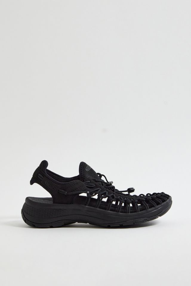 KEEN Black Uneek Astoria Sandals | Urban Outfitters UK