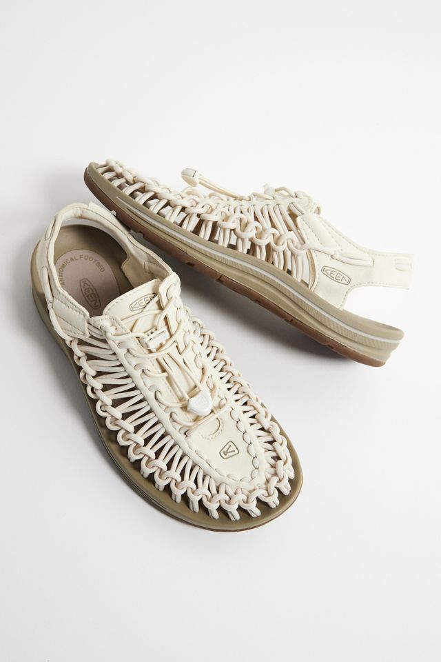 KEEN Uneek Off-White Sandals #1