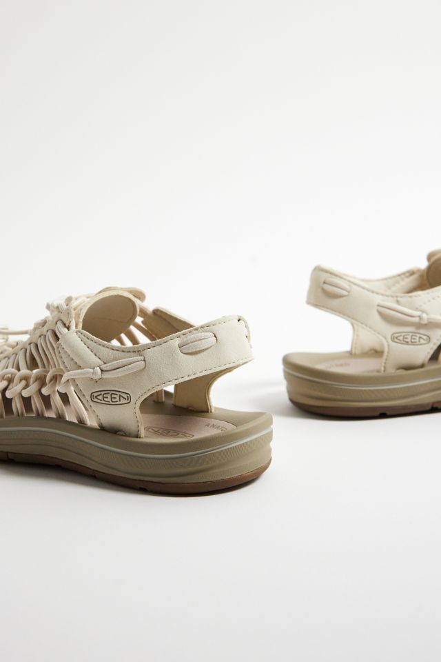 KEEN Uneek Off White Sandals Urban Outfitters UK