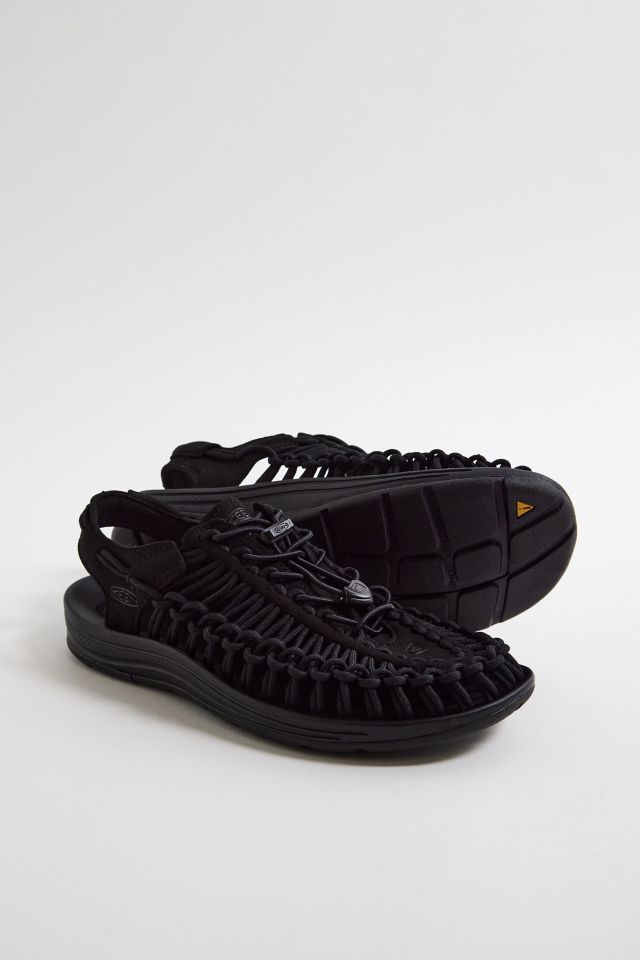 KEEN Black Uneek Sandals | Urban Outfitters UK