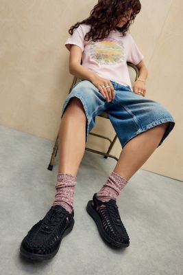KEEN Black Uneek Sandals