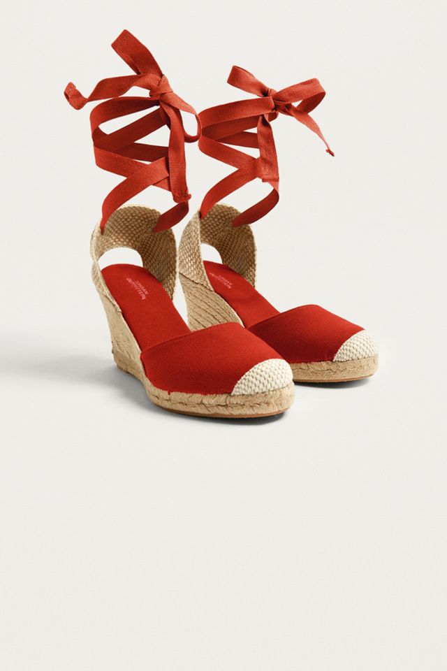 UO Erin Espadrille Wedge Lace-Up Sandals #1