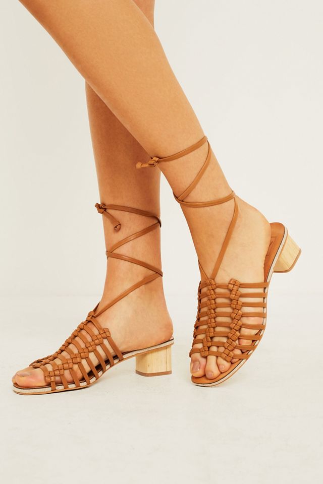 Dolce Vita Tan Knotted Strappy Sandal #1