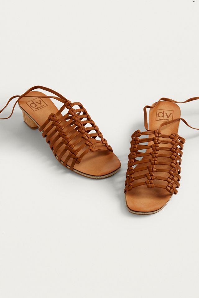 Dolce Vita Tan Knotted Strappy Sandal #4
