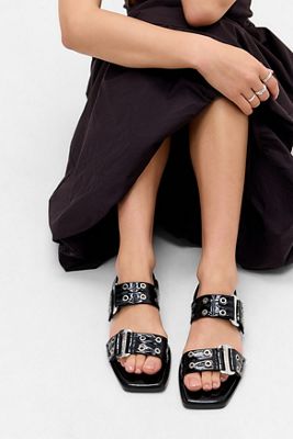 Steve Madden Black Saria-E Sandals