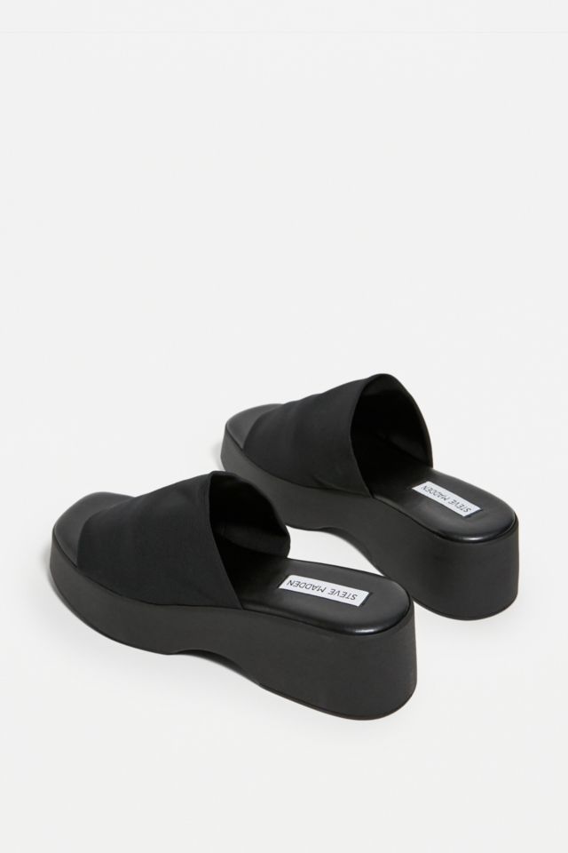 Steve madden black hot sale elastic sandals