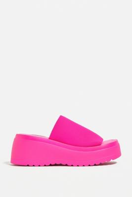 Steve Madden Pink Scrunchy Sandals - Pink UK 5 at Urban Outfitters