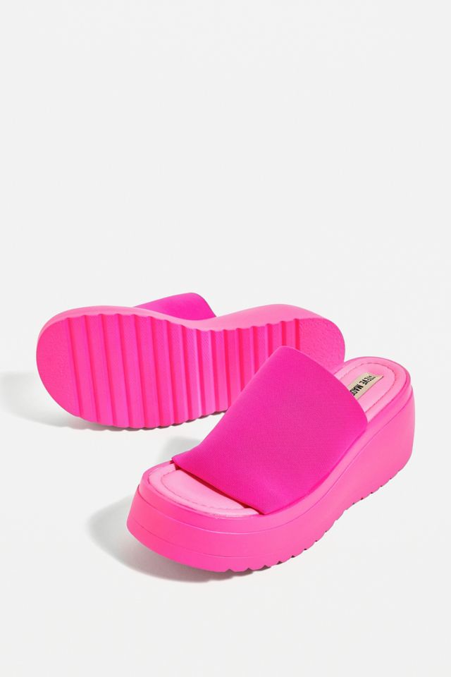 Steve madden hot pink sandals online