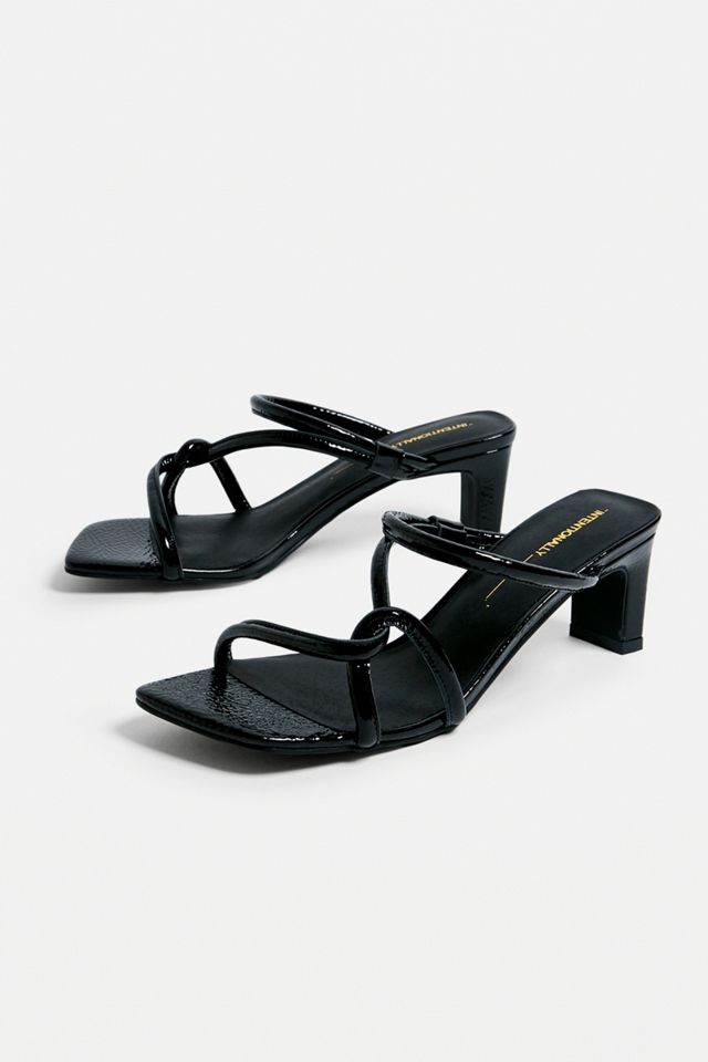Intentionally Blank Willow Black Sandals #1