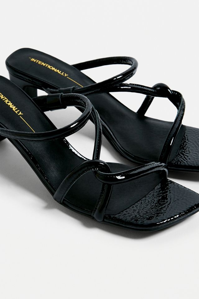 Intentionally Blank Willow Black Sandals #2