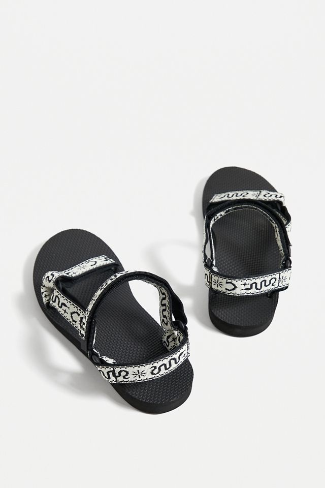 Teva Original Universal Black & White Band Sandals  #2