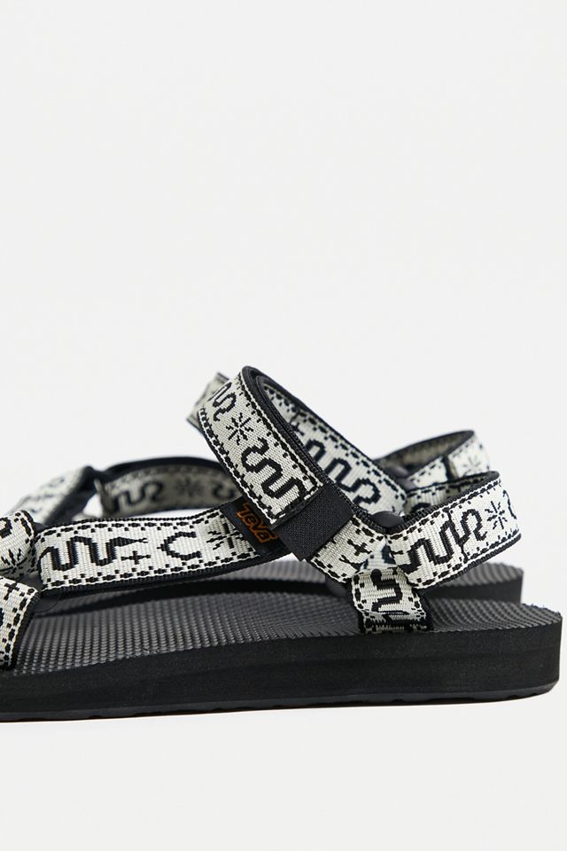 Teva Original Universal Black & White Band Sandals  #3