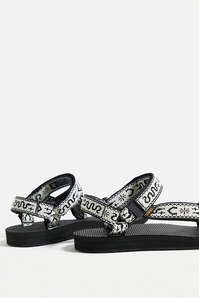 Teva Original Universal Black & White Band Sandals  #4