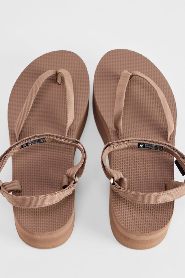 Sandali Flatform Sottili Teva Marroni #3