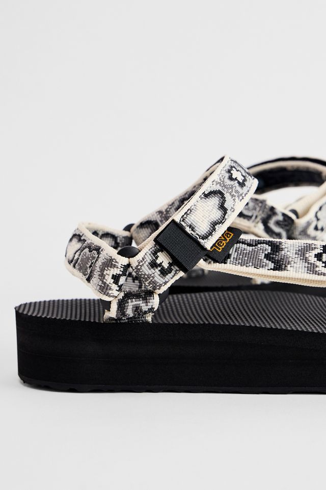 Teva Midform Universal Floral Black Sandals #2
