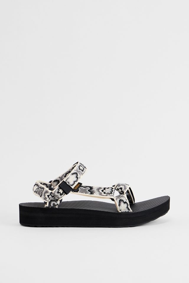 Teva Midform Universal Floral Black Sandals #3
